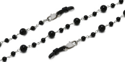 Uoptic Onyx & Stainless Steel Glasses Chain – Product Photo 2