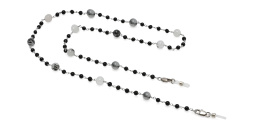 Uoptic Onyx & Stainless Steel Glasses Chain – Product Photo 1
