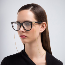 سلسلة نظارات مطلية بالذهب من يو أوبتيك - صورة المنتج 6