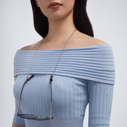 سلسلة نظارات مطلية بالفضة من يو أوبتيك - صورة المنتج 6