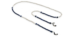 The RICCI DISTRICT Howlite & Agate Glasses Chain – Product Photo 1