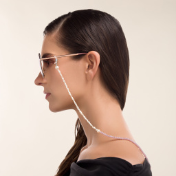 سلسلة نظارات باللؤلؤ الطبيعي والكريستال من ذا ريتشي ديستريكت - صورة المنتج 5