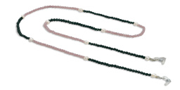 The RICCI DISTRICT Natural Pearls & Crystals Glasses Chain – Product Photo 1