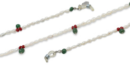 Shop The RICCI DISTRICT Natural Pearls & Jade Glasses Chain online.