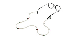Shop The RICCI DISTRICT Natural Pearls & Jade Glasses Chain online.