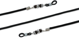 سلسلة نظارات من الجلد الصناعي الاسود من ذا ريتشي ديستريكت - صورة المنتج 2