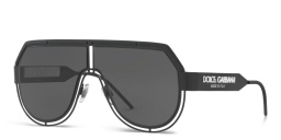Dolce & Gabbana Aviator Sunglasses in Matte Black – Product Photo 2