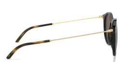 نظارة شمسية دائرية من جورجو أرماني بلون مموه - صورة المنتج 3