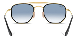 Ray-Ban The Marshal II Unisex Hexagonal Irregular Sunglasses in Gold – Product Photo 5