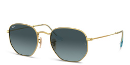 Ray-Ban Hexagonal Unisex Sunglasses in Gold – Product Photo 2