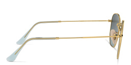 Ray-Ban Hexagonal Unisex Sunglasses in Gold – Product Photo 3