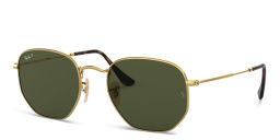 Ray-Ban Hexagonal Unisex Sunglasses in Gold – Product Photo 2