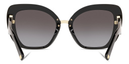 VALENTINO Cat Eye Sunglasses in Black – Product Photo 4