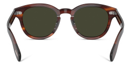 Shop OLIVER PEOPLES Cary Grant Unisex Round Sunglasses in Tortoise online.