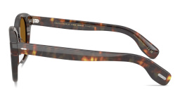 Shop OLIVER PEOPLES Cary Grant Unisex Round Sunglasses in Havana online.