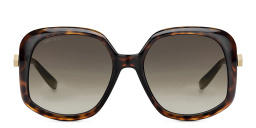 JIMMY CHOO Amada/S Square Sunglasses in Havana – Product Photo 1