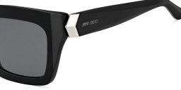 JIMMY CHOO Maika/S Square Sunglasses in Black – Product Photo 3