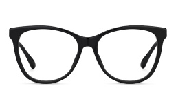 Shop JIMMY CHOO Rectangle Eyeglasses in Black online.