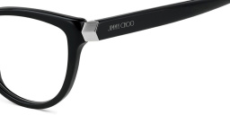 JIMMY CHOO Cat Eye Eyeglasses in Black – Product Photo 3