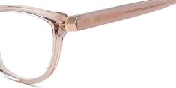 JIMMY CHOO Cat Eye Eyeglasses in Nude – Product Photo 3
