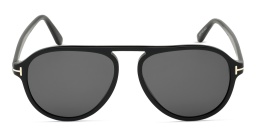 TOM FORD Aviator Sunglasses in Shiny Black – Product Photo 1