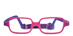 Shop Mira Flex Joy A3-5 Kids Rectangle Eyeglasses in Pink online.