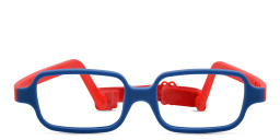 Shop Mira Flex Joy A3-5 Kids Rectangle Eyeglasses in Blue online.