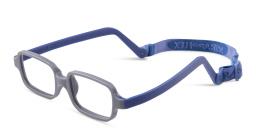 Shop Mira Flex Joy A3-5 Kids Rectangle Eyeglasses in Grey online.