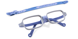 Shop Mira Flex Joy A3-5 Kids Rectangle Eyeglasses in Grey online.