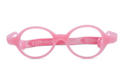Kids Round Eyeglasses من ميرا فليكس بلون زهري - صورة المنتج 1