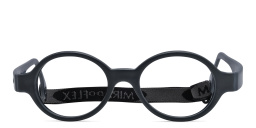 Mira Flex Kids Round Eyeglasses in Dark Grey – Product Photo 1