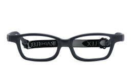 Mira Flex Kids Rimless Wide Rectangle Eyeglasses in Grey – Product Photo 1