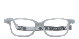 Kids Rectangle Eyeglasses من ميرا فليكس بلون رمادي - صورة المنتج 1