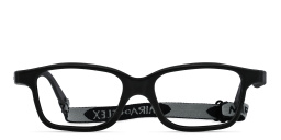 Mira Flex Kids Rectangle Eyeglasses in Black – Product Photo 1