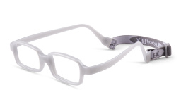 Mira Flex Kids Rectangle Eyeglasses in Grey – Product Photo 2