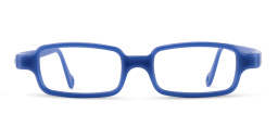 Mira Flex Kids Rectangle Eyeglasses in Blue – Product Photo 1