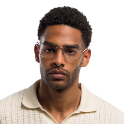 Ray-Ban Unisex Hexagonal Irregular Eyeglasses in Rose Gold – Product Photo 8