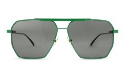 BOTTEGA VENETA Aviator Sunglasses in Green – Product Photo 1