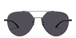 Shop BOTTEGA VENETA Unisex Aviator Sunglasses in Black online.