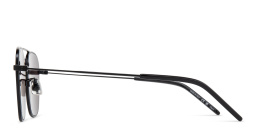 Shop SAINT LAURENT Unisex Aviator Sunglasses in Black online.