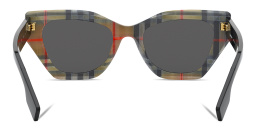 Shop BURBERRY Cat Eye Sunglasses in Black online.