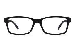 MONTBLANC Wide Rectangle Eyeglasses in Black – Product Photo 1