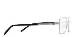 نظارة طبية مستطيلة من مونت بلانك بلون فضي - صورة المنتج 3