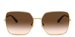 نظارة شمسية مربعة من دولتشي آند غابانا بلون ذهبي - صورة المنتج 1