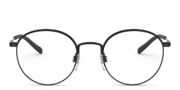 BVLGARI Round Eyeglasses in Matte Black – Product Photo 1