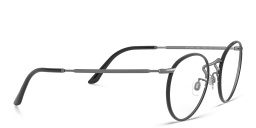 GIORGIO ARMANI Round Eyeglasses in Black – Product Photo 2