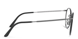 GIORGIO ARMANI Round Eyeglasses in Black – Product Photo 3