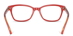 تسوق نظارات طبية أوبتيكس بإطار مربّع للأطفال راي بان جونيور بلون Transparent Red Yellow أونلاين.