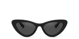 Shop MIU MIU Cat-Eye Sunglasses in Black online.
