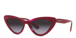 Shop MIU MIU Cat-Eye Sunglasses in Bordeaux online.